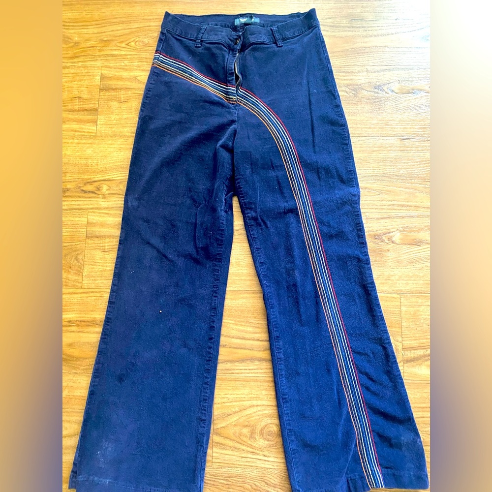 ModCloth wide leg corduroy pants
